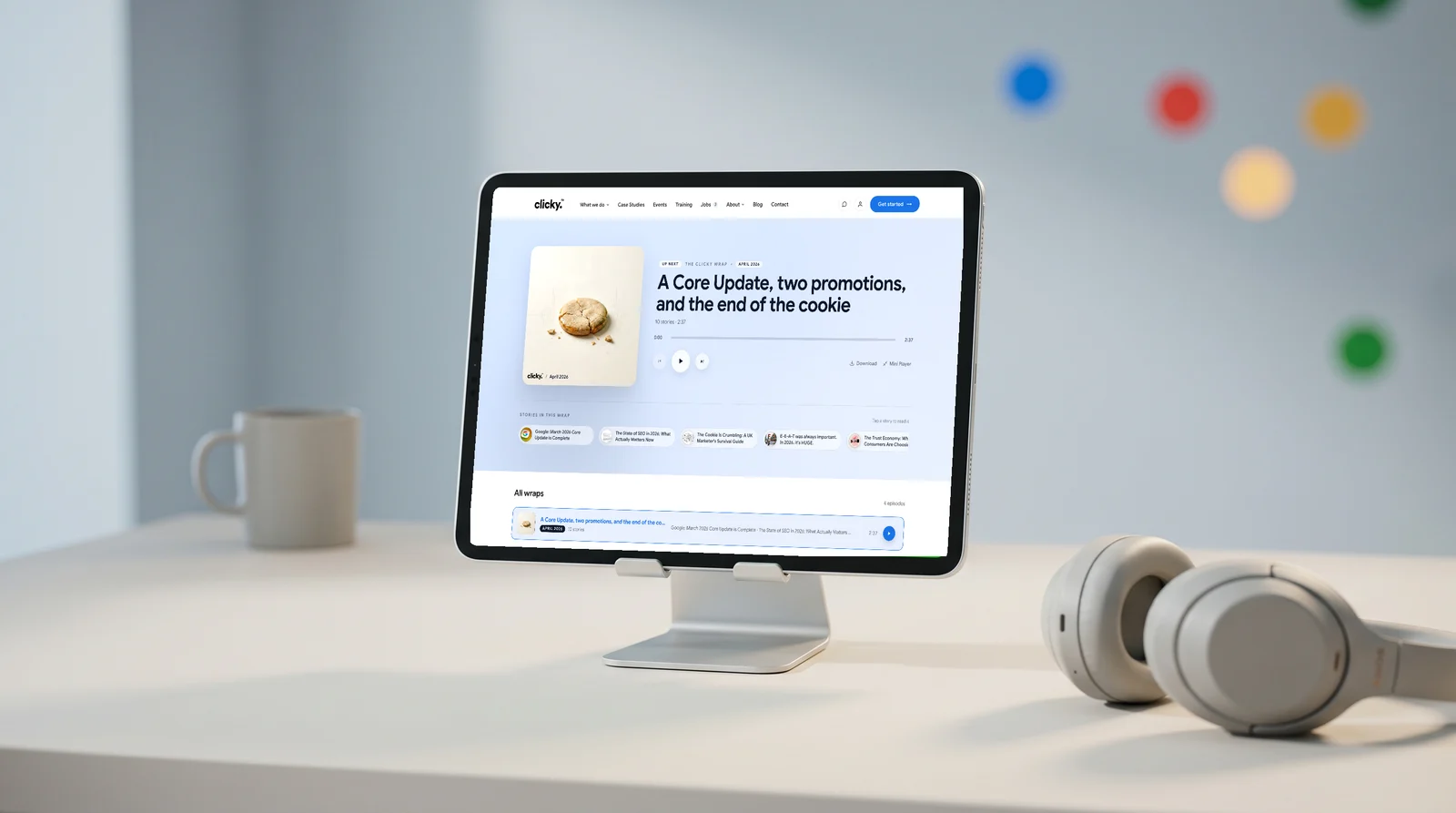 The Clicky Wrap: Our AI-Generated Marketing Podcast, Made With Google Gemini
