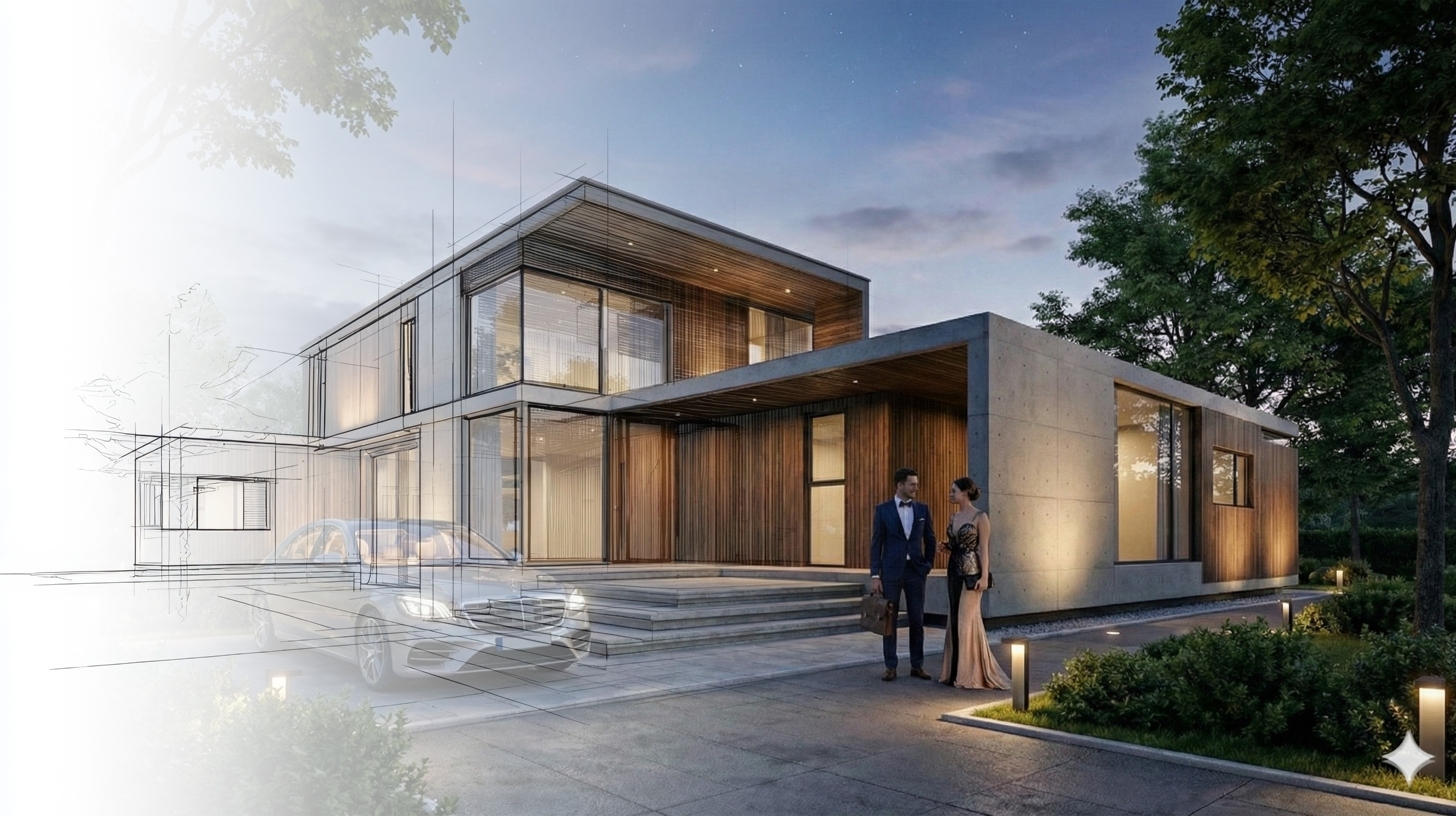 Architectural Drawings to Full Renders with Google Nano Banana Pro & Veo 3.1