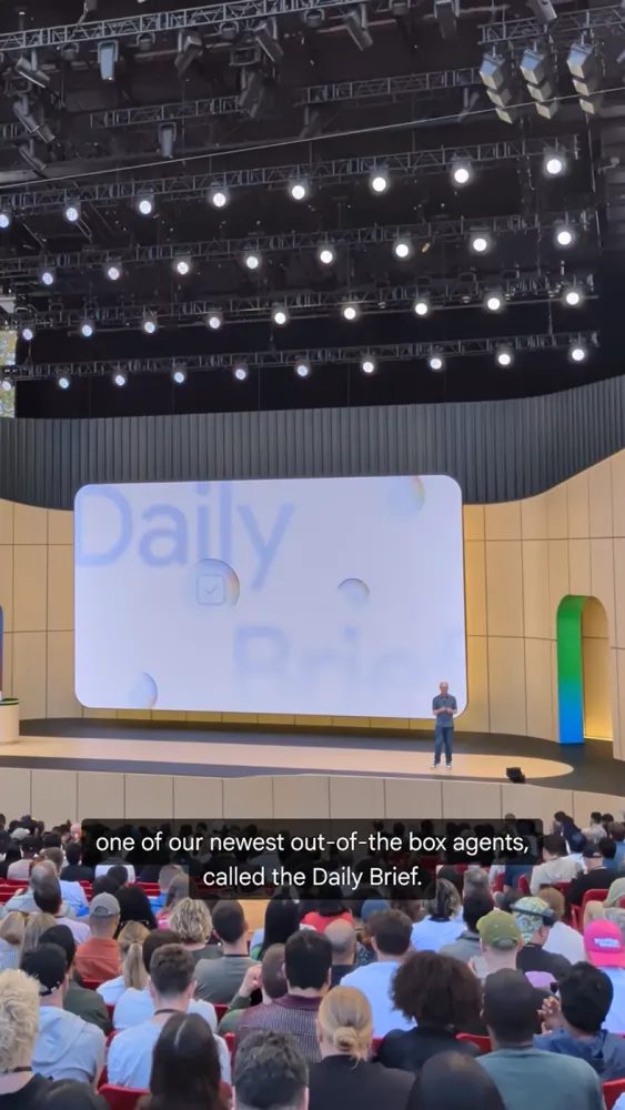 Daily Brief, pitched as an “out-of-the-box agent” for your morning.